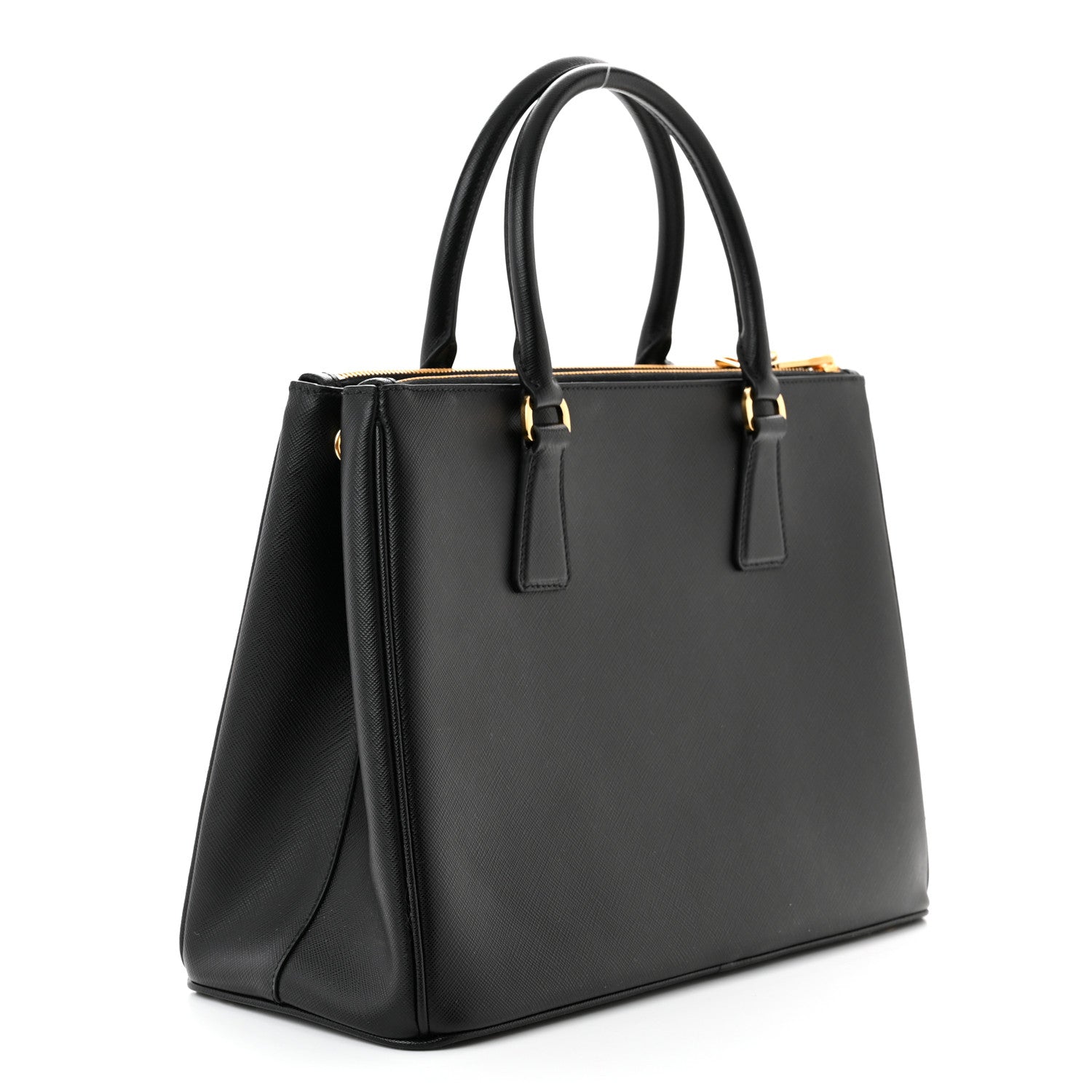 Prada Saffiano Lux Large Galleria Double Zip Tote Black 3 of 9