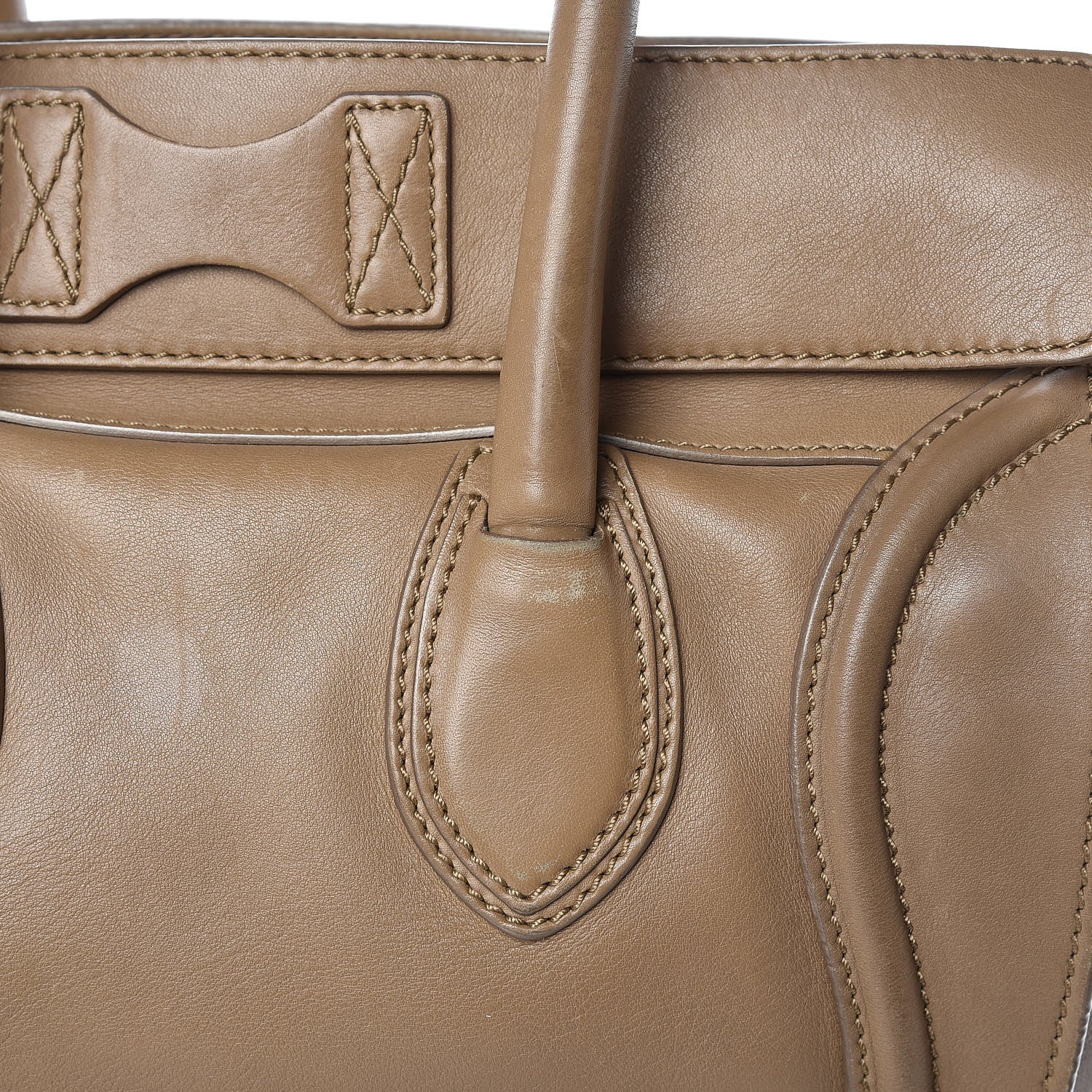 Celine Smooth Calfskin Mini Luggage Camel 24 of 35