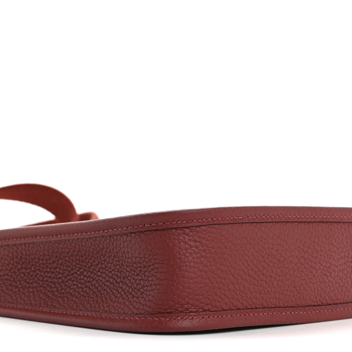 Hermes Taurillon Clemence Evelyne TPM Rouge H 9 of 11