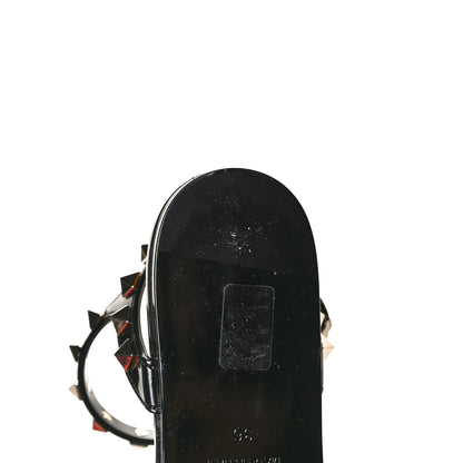 Valentino Garavani PVC Jelly Rockstud Caged Sandals 36 Black 21 of 22