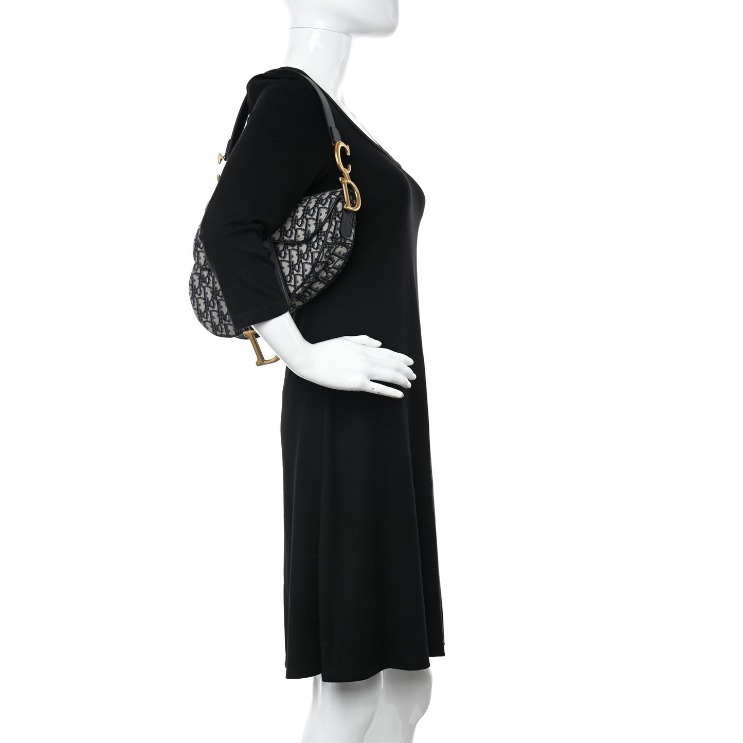 Oblique Saddle Bag Blue