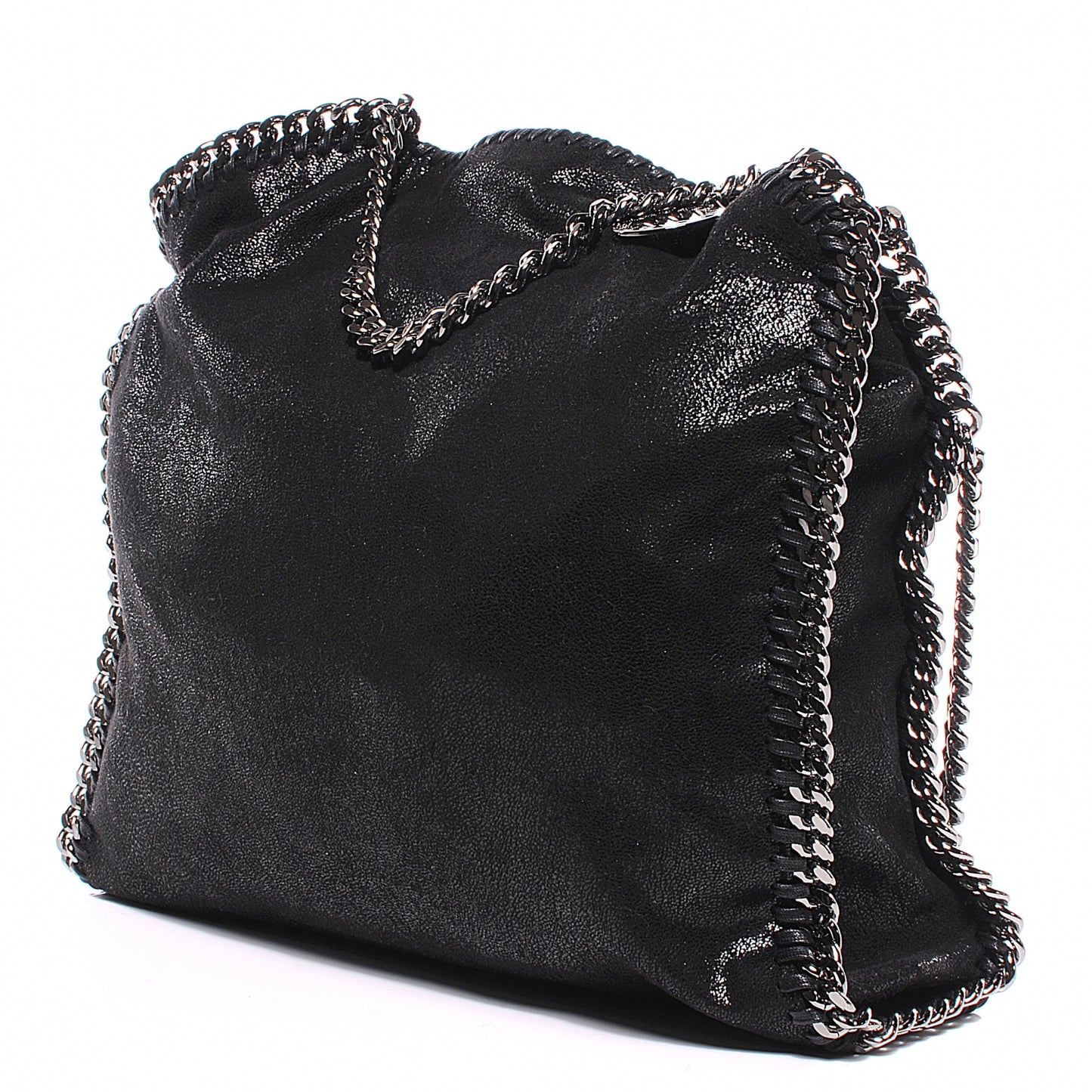 Faux Leather Falabella Black