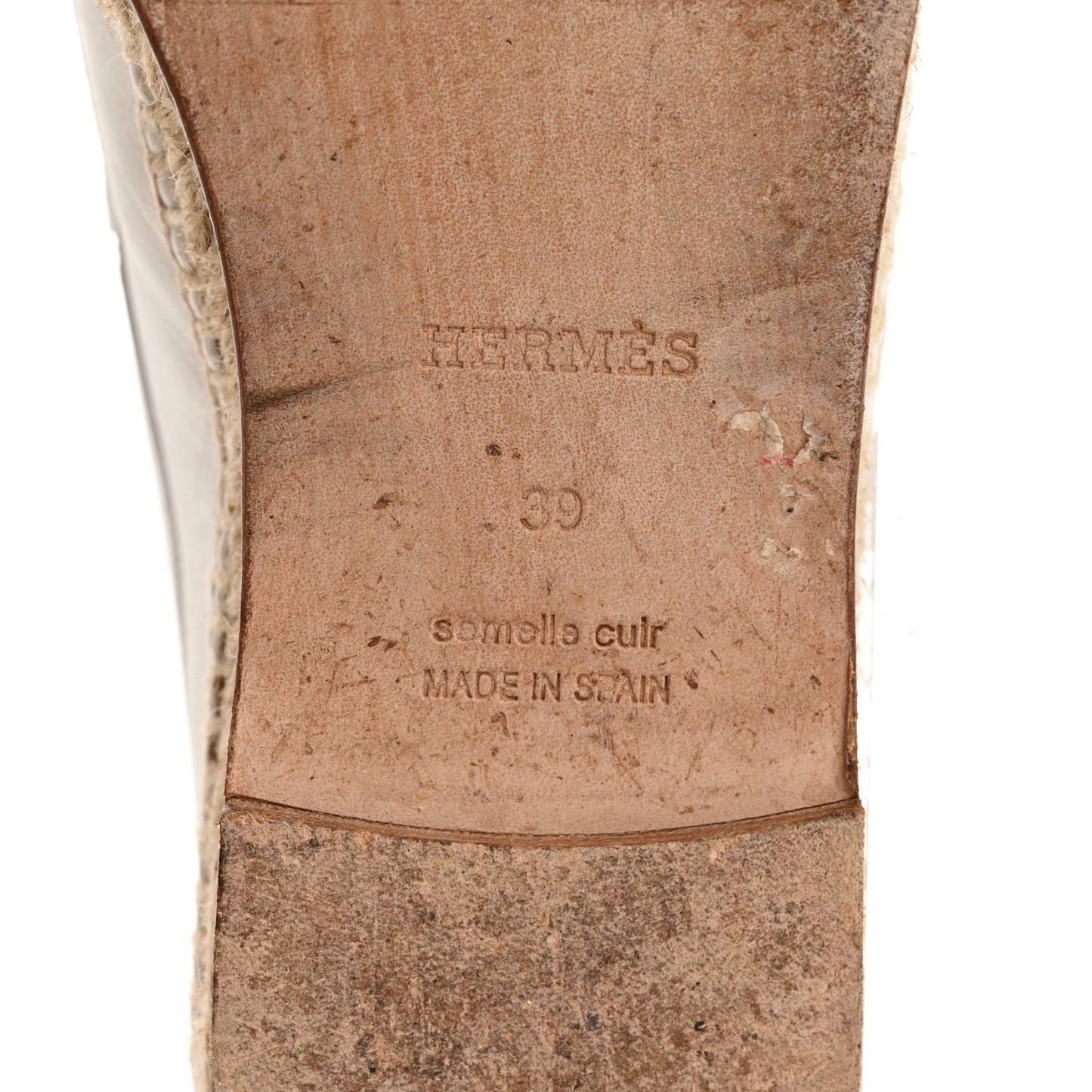 Calfskin Womens Trip Espadrilles 39 White