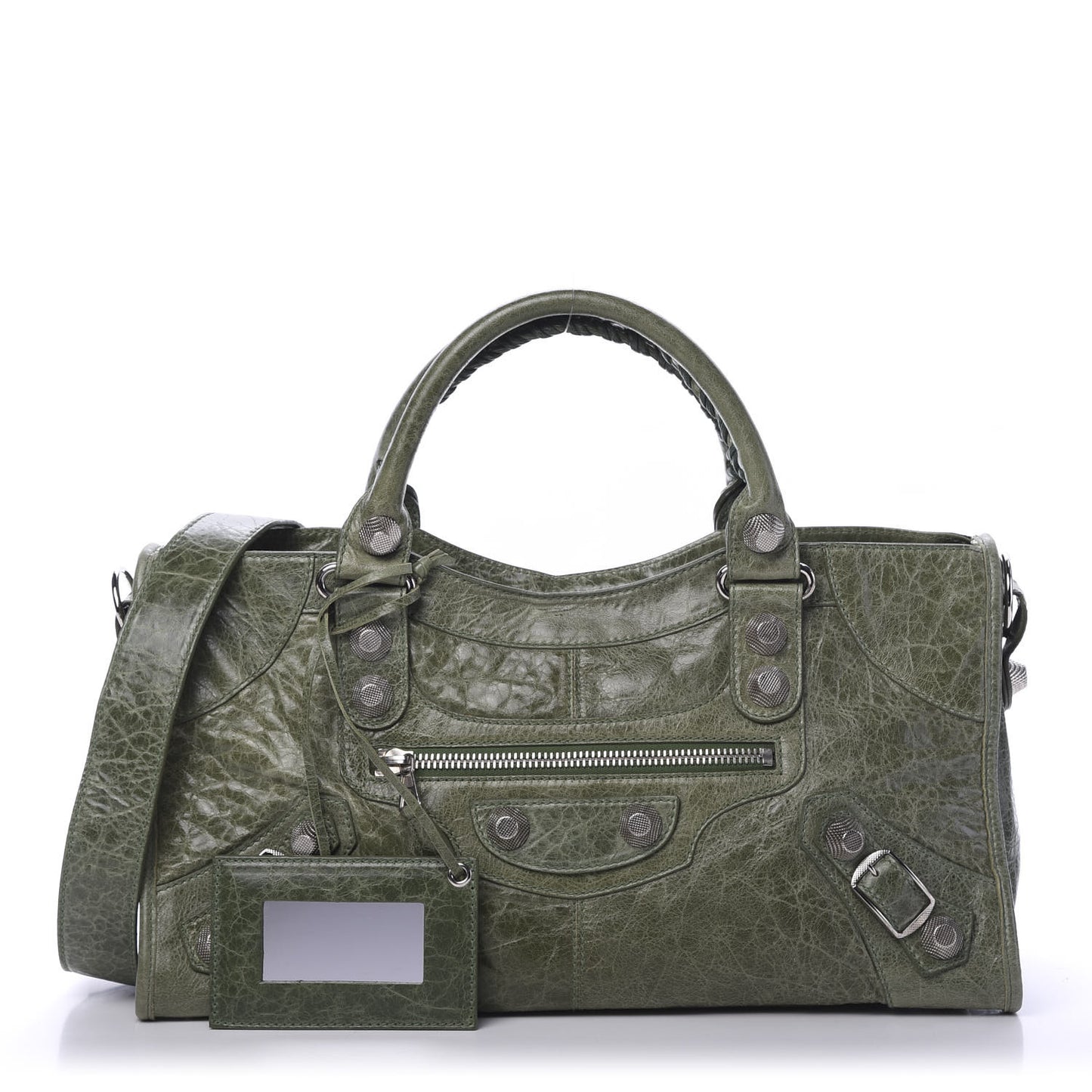 Agneau Giant 21 Silver Hardware Part Time Vert Militaire