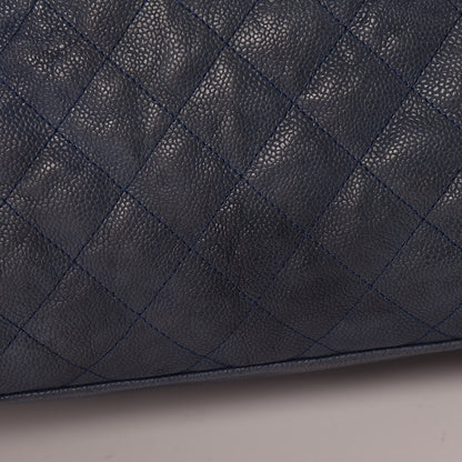 Chanel Caviar Quilted French Riviera Hobo Blue 14 of 17