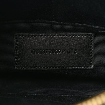 Saint Laurent Calfskin Matelasse Chevron Monogram A5 Wristlet Black 7 of 7