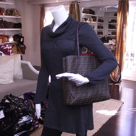 Zucca Shopper Tote Brown