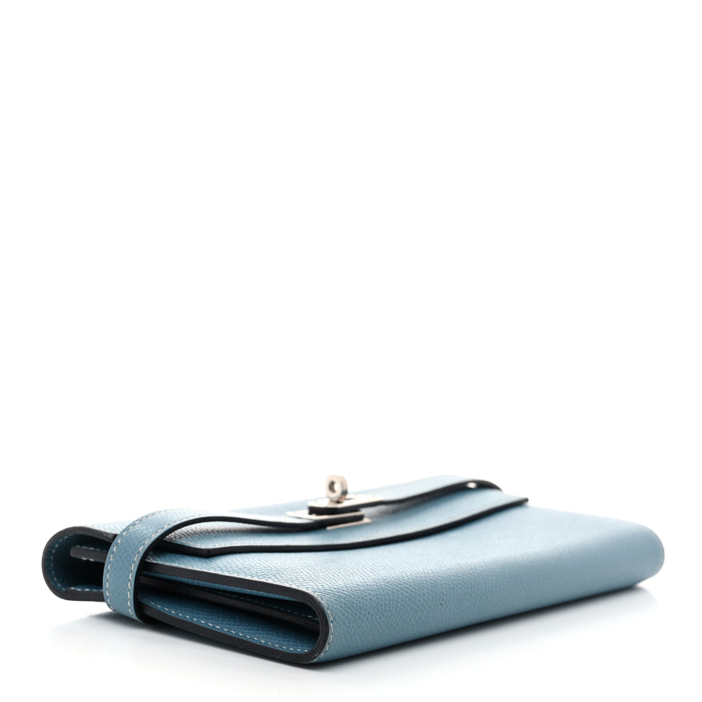 Epsom Kelly Longue Wallet Blue Jean