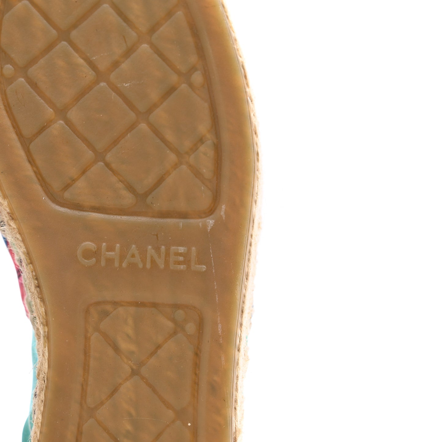 Fabric Patent CC Espadrilles 37 Multicolor Black