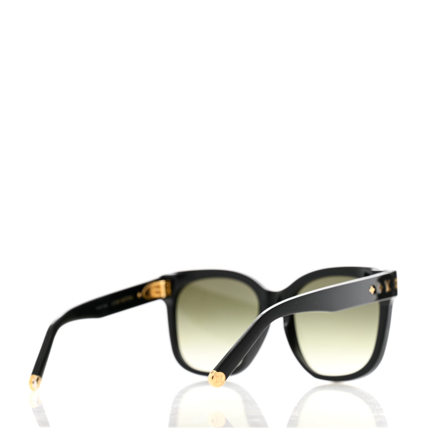 Acetate My Monogram Cat Eye Sunglasses Z1729W Black