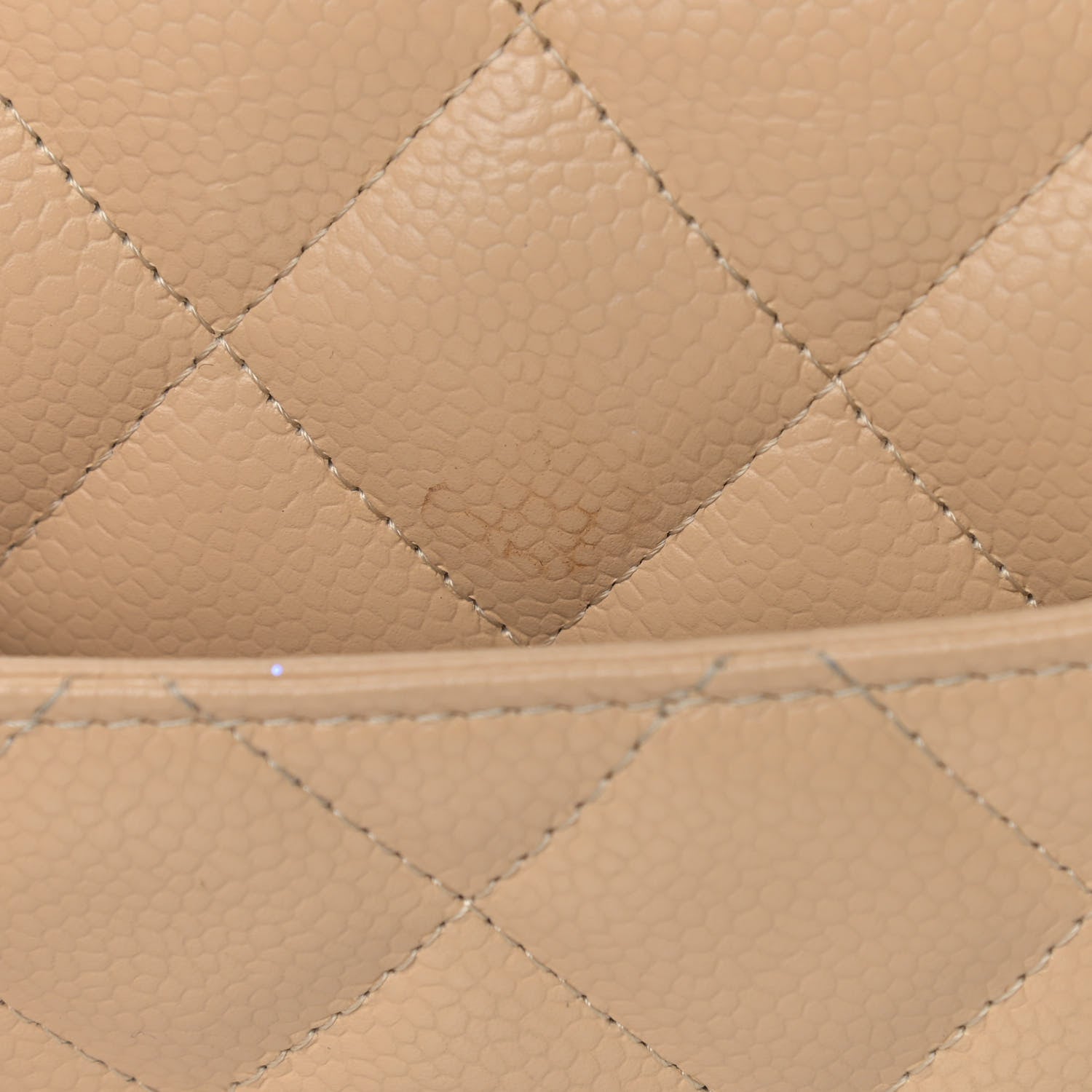 Chanel Caviar Quilted Jumbo Double Flap Beige Clair 15 of 20