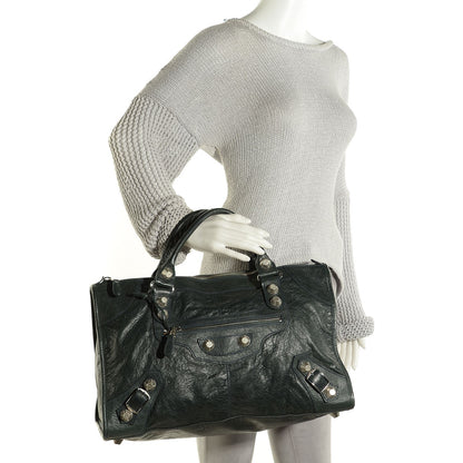 Balenciaga Agneau Giant 21 Silver Hardware Work Anthracite 2 of 11