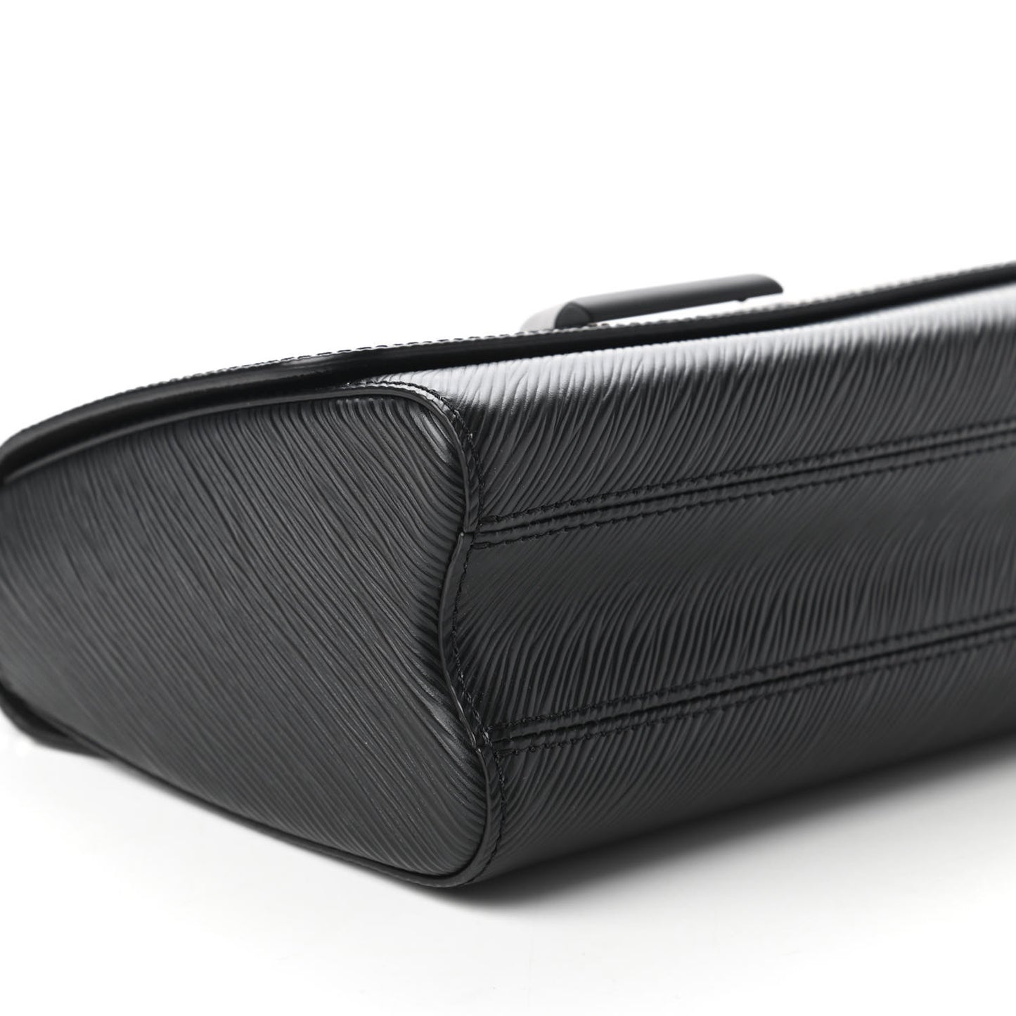 Epi Twist Shoulder Bag MM Matte Black