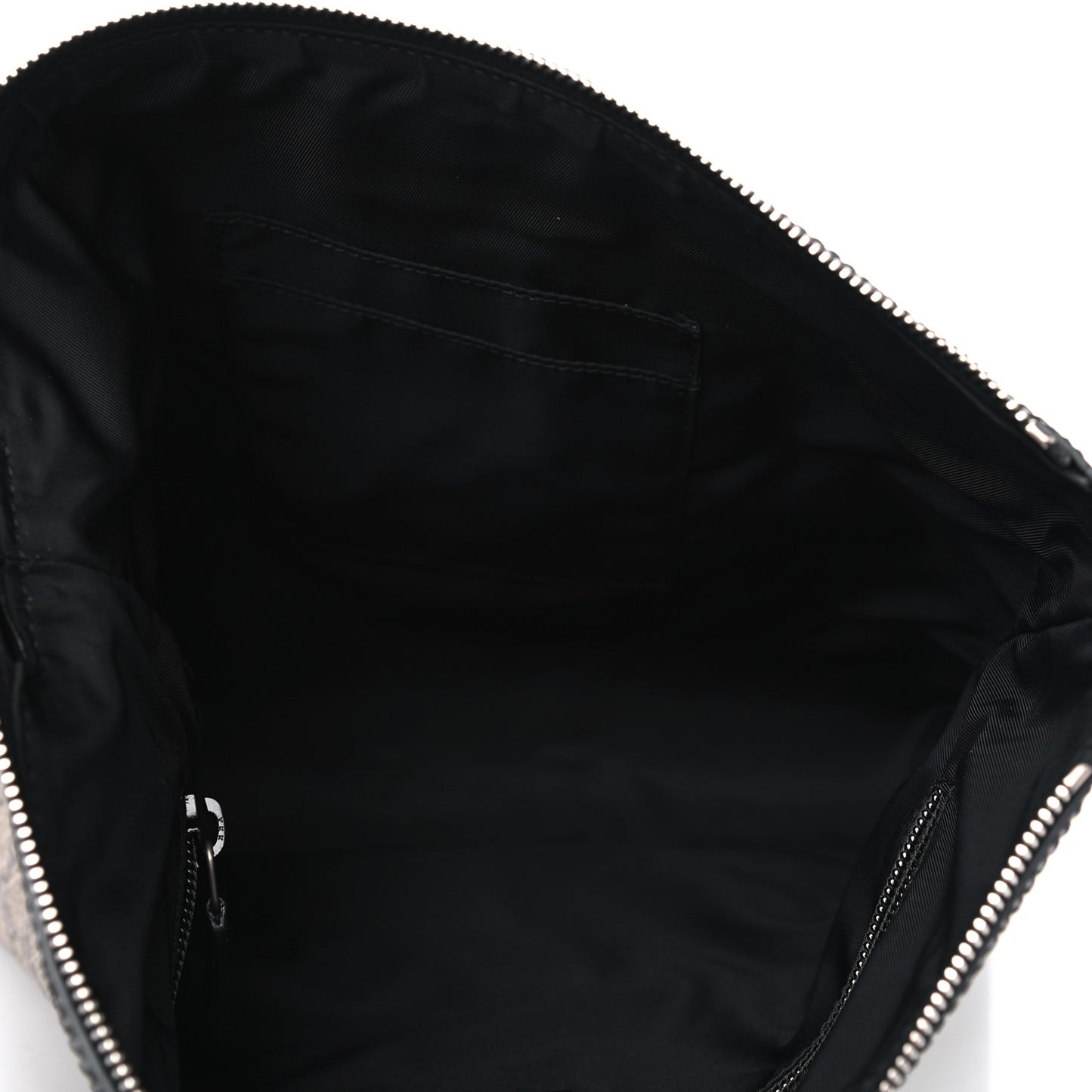 GG Supreme Monogram Web Messenger Bag Black