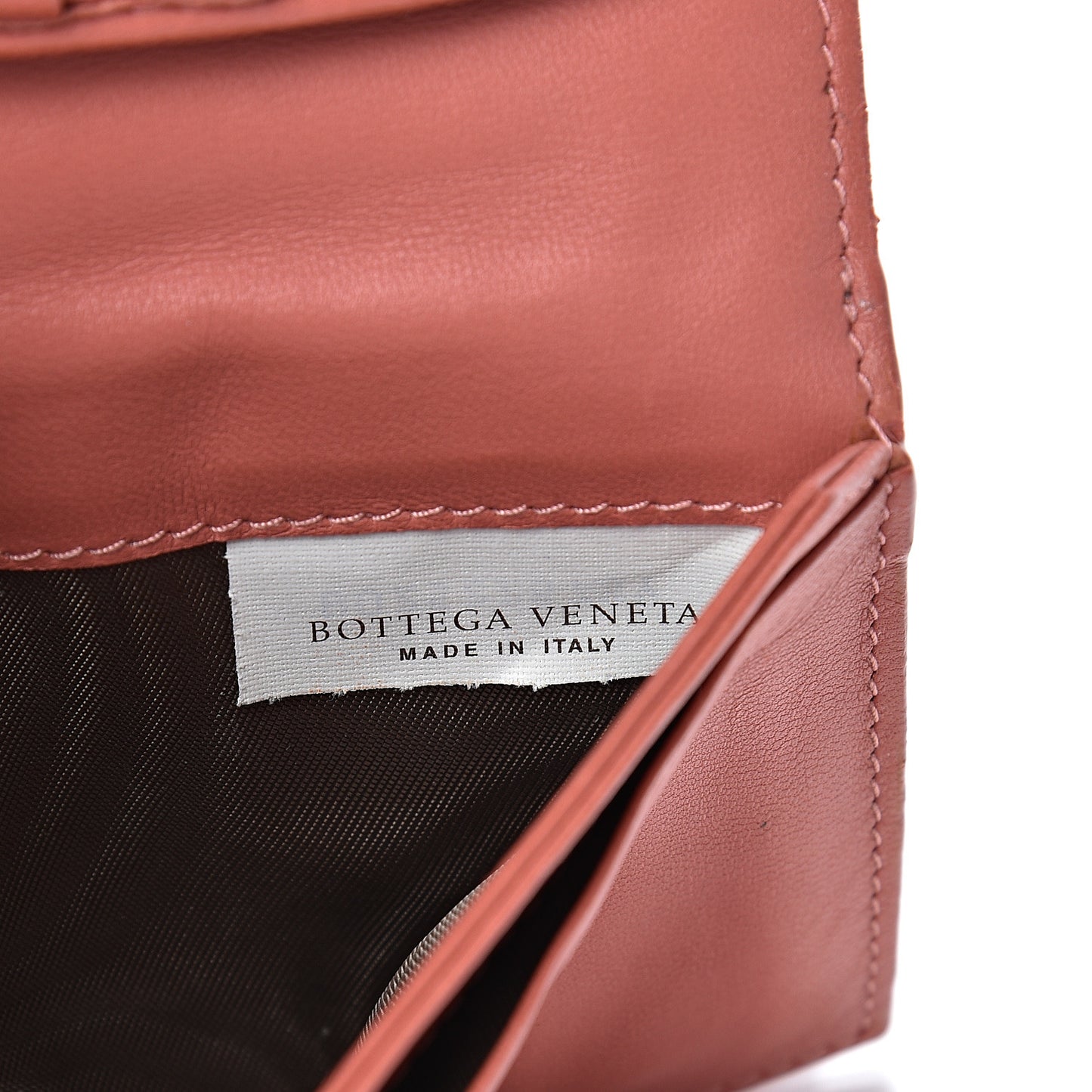 Nappa Intrecciato Continental Snap Wallet Pompei