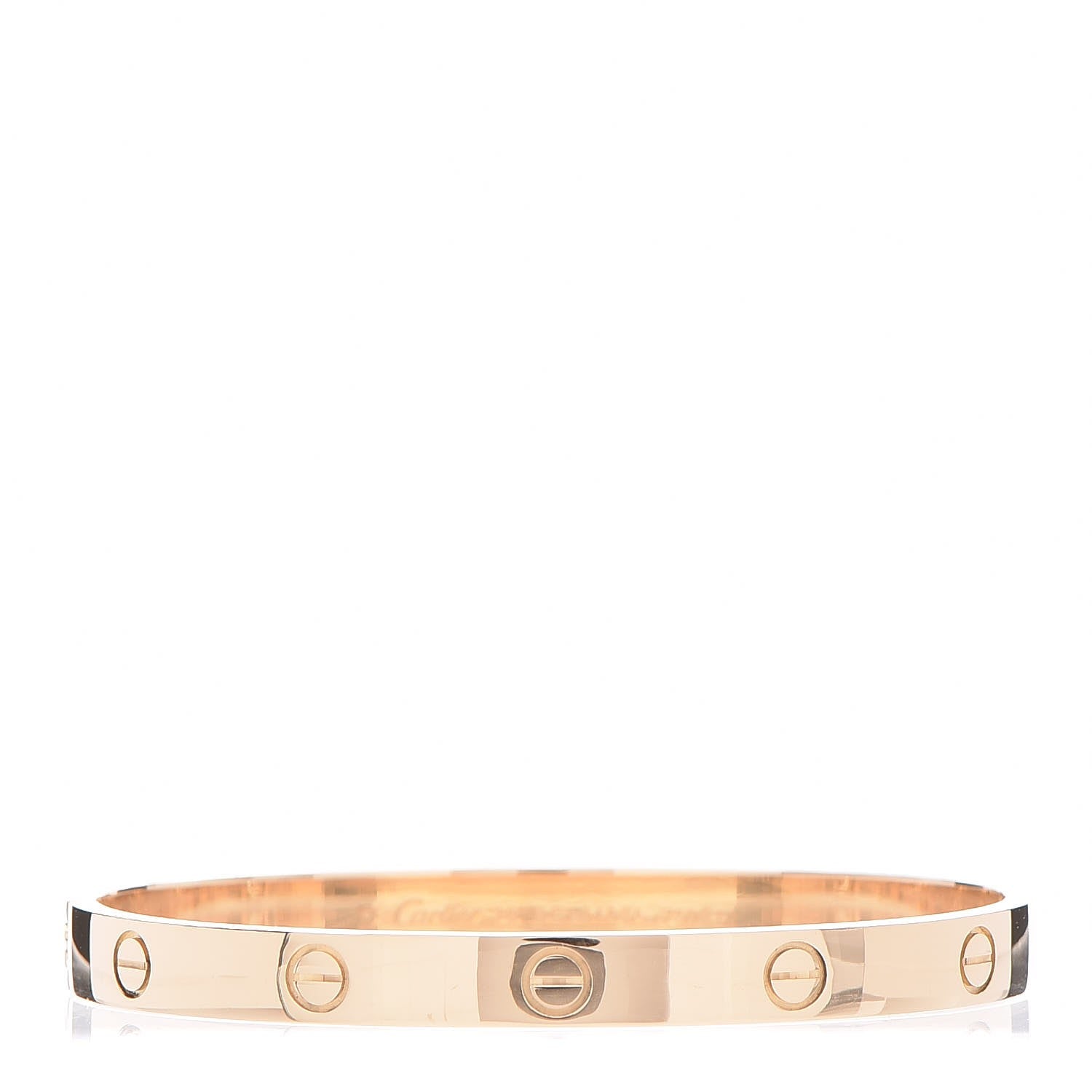Cartier 18K Yellow Gold LOVE Bracelet 18 1 of 7