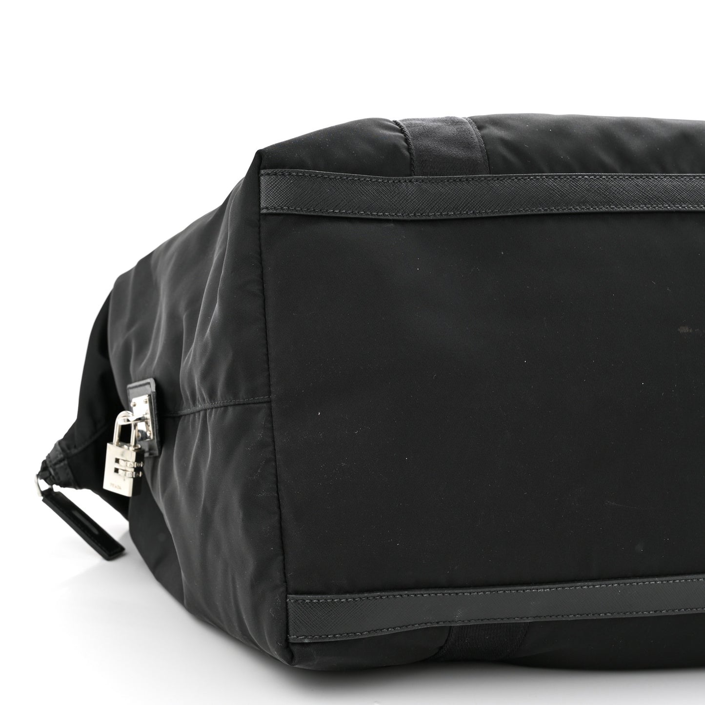 Tessuto Nylon Saffiano Carry On Travel Bag Black