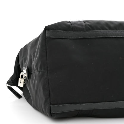 Prada Tessuto Nylon Saffiano Carry On Travel Bag Black 8 of 12