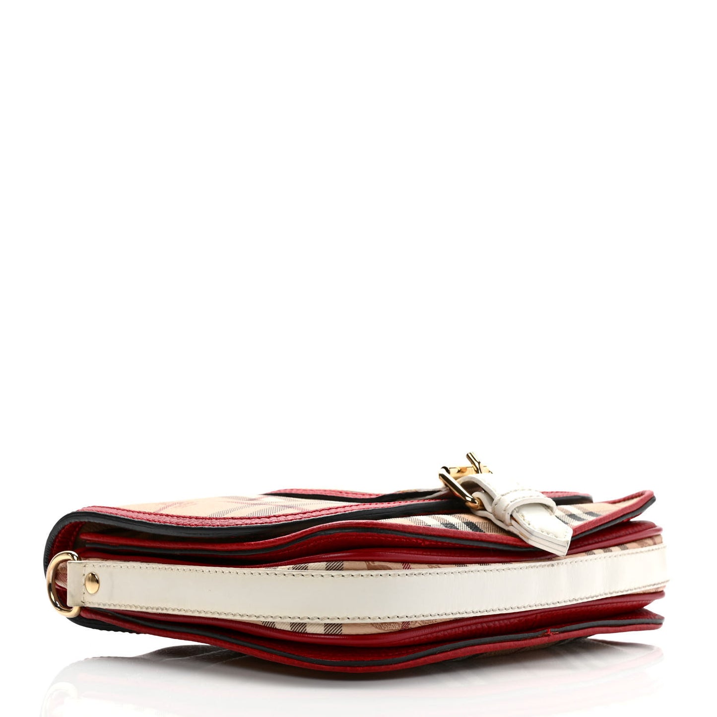 Haymarket Check Messenger Military Red White