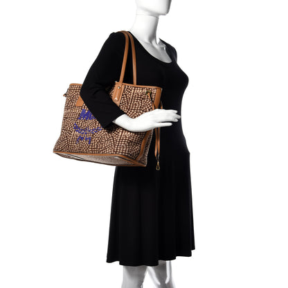 MCM Visetos Medium Liz Reversible Shopper Tote Cognac 2 of 18