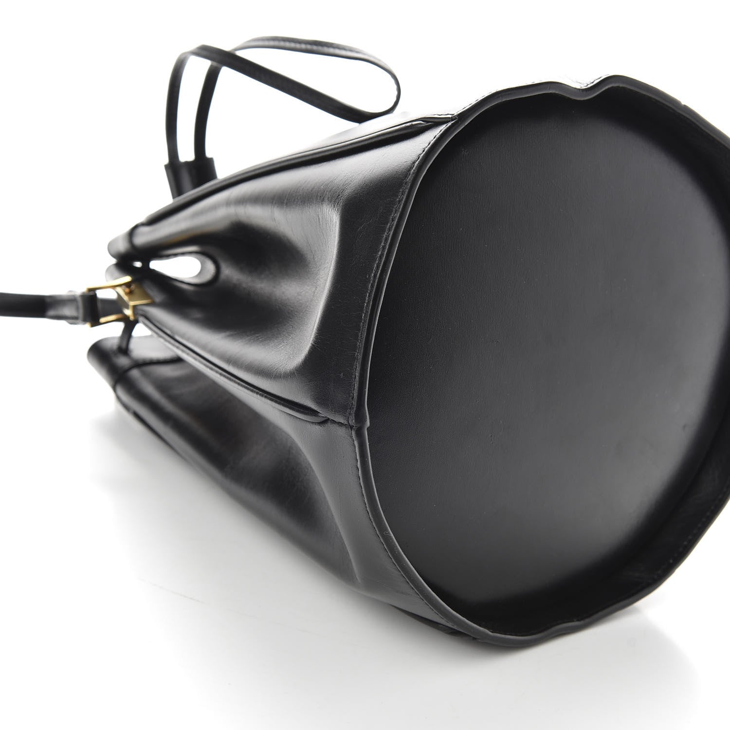 Saint Laurent Smooth Calfskin Medium Talitha Bucket Bag Black 6 of 10