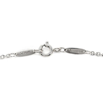 Tiffany Sterling Silver 22mm Elsa Peretti Open Heart Pendant Necklace 5 of 6