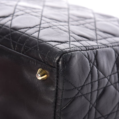 Christian Dior Lambskin Cannage Large Lady Dior Black 11 of 20