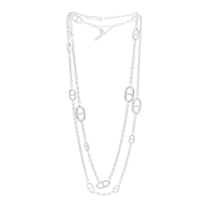 Hermes Sterling Silver Farandole Necklace 120 3 of 5