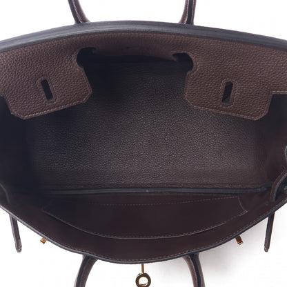 Hermes Togo Birkin 25 Chocolate 14 of 33