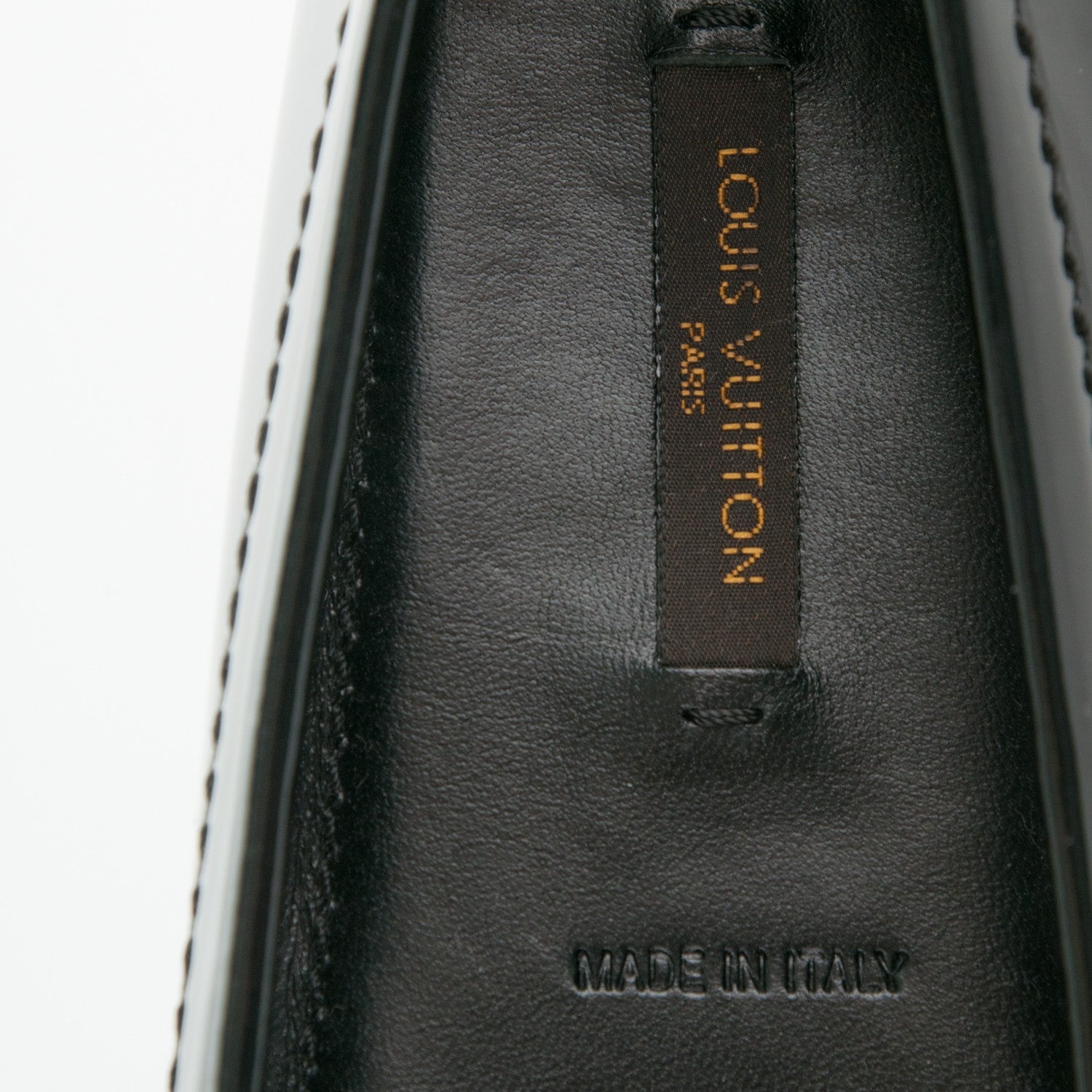 Louis Vuitton Patent Calfskin Oxford Loafers 35.5 Black 7 of 7