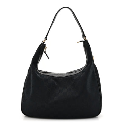 Gucci Monogram Medium Charmy Hobo Black 1 of 10