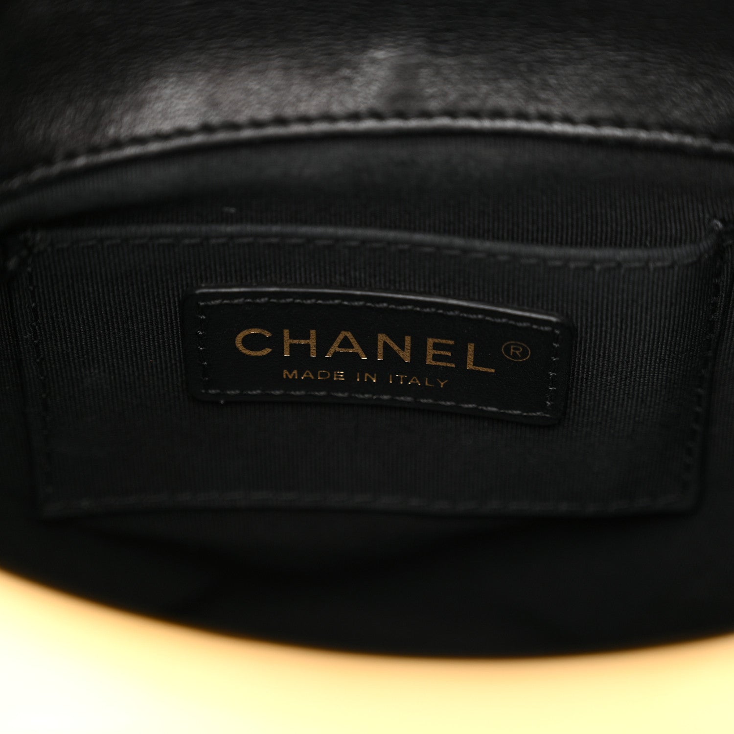 Chanel Lambskin Chevron Quilted Handle With Chic Bucket Bag Black 6 of 10