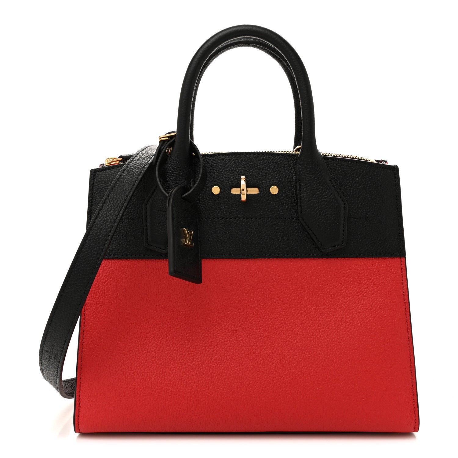 Louis Vuitton Taurillon City Steamer PM Black Rouge 1 of 11