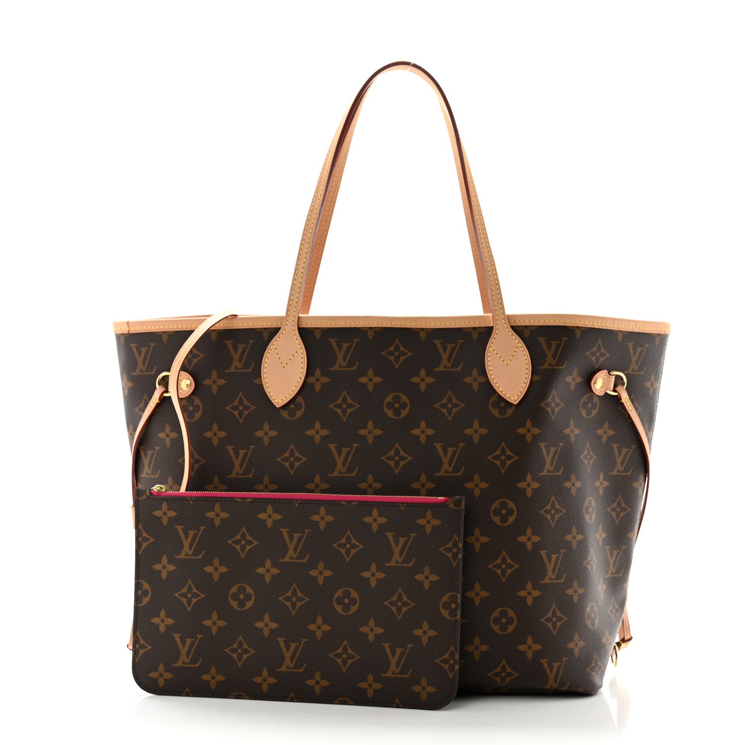 Louis Vuitton Monogram Neo Neverfull MM Fuchsia 2 of 9