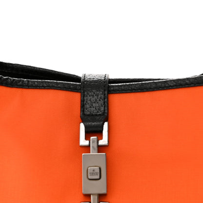 Gucci Canvas Small Jackie O Hobo Orange 8 of 10