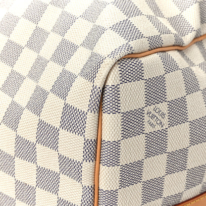 Louis Vuitton Damier Azur Keepall Bandouliere 55 9 of 11