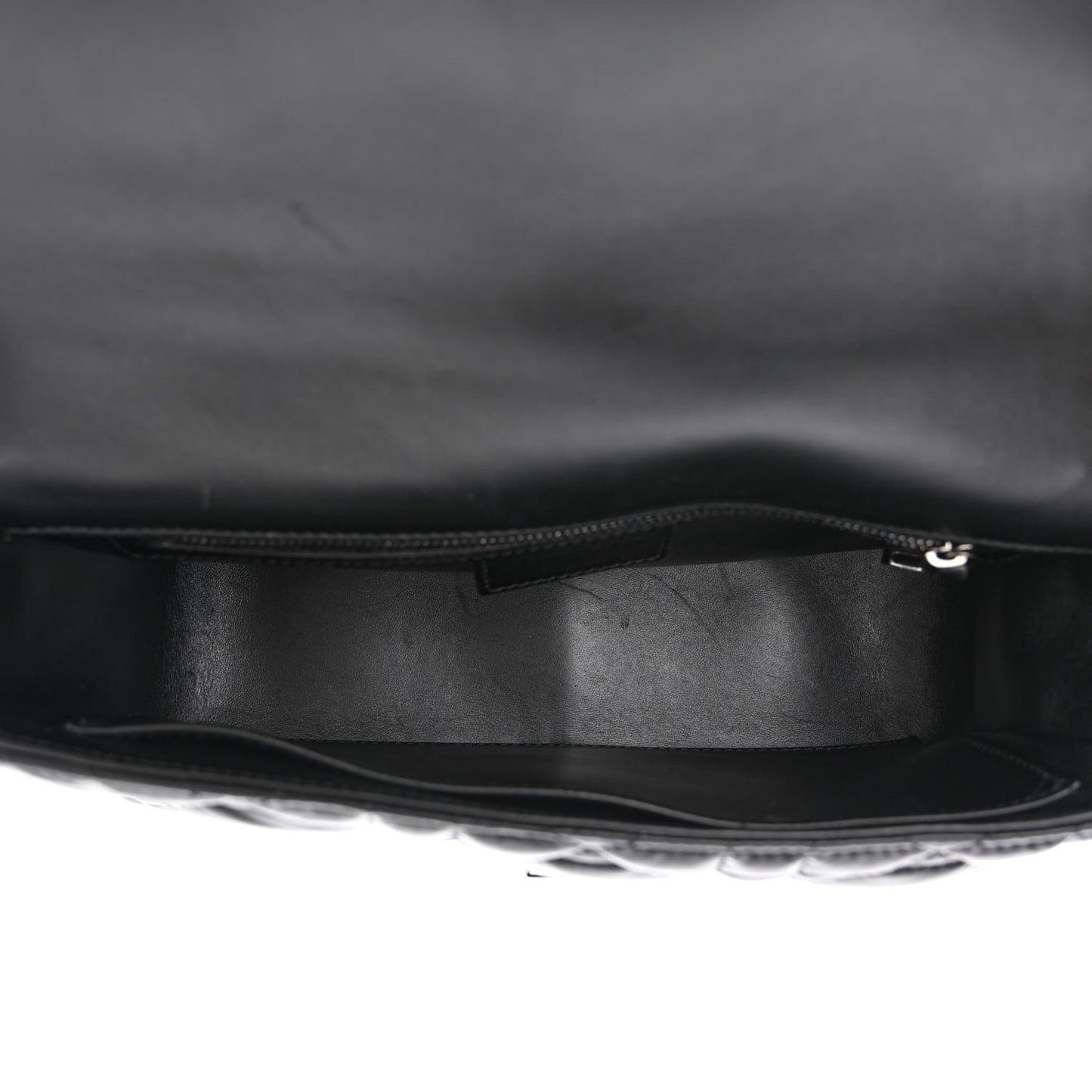 Calfskin Macrocannage Medium Caro Bag Black