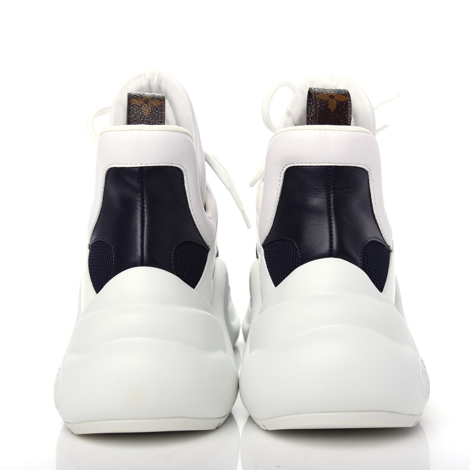 Louis Vuitton Calfskin Technical Nylon LV Archlight Sneakers 42 Marine 7 of 11