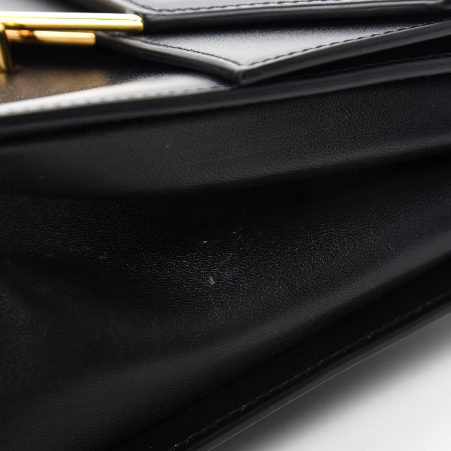 Bottega Veneta Box Calfskin Nappa Clip Bag Black 8 of 13