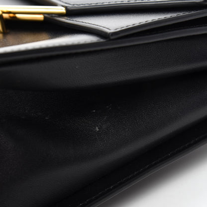 Bottega Veneta Box Calfskin Nappa Clip Bag Black 8 of 13