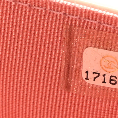 Chanel Patent Quilted Wallet On Chain WOC Coral 7 of 9