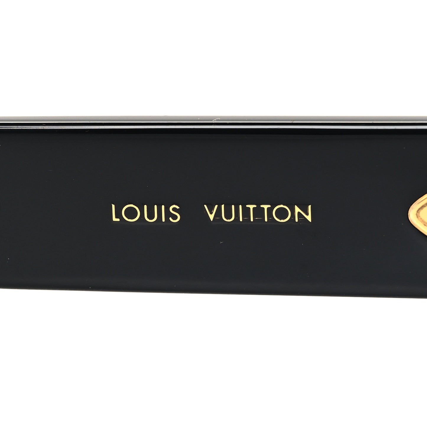 Acetate LV Circle Cat Eye Sunglasses Z2109W Black