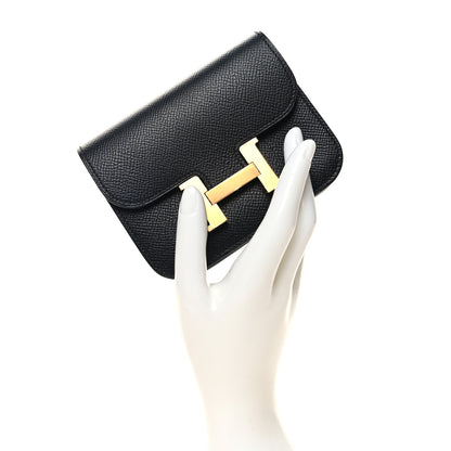 Hermes Epsom Constance Slim Wallet Black 2 of 11