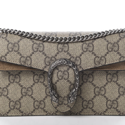 Gucci GG Supreme Monogram Super Mini Dionysus Shoulder Bag Taupe 7 of 11