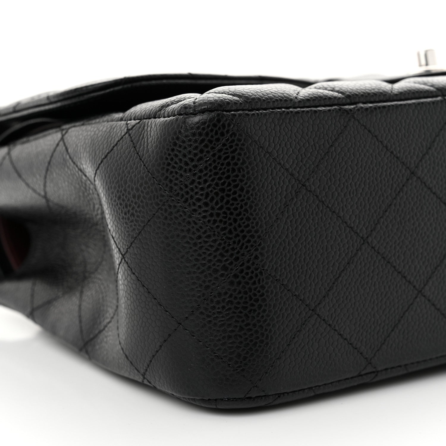 Chanel Caviar Quilted Jumbo Double Flap Black 9 of 11