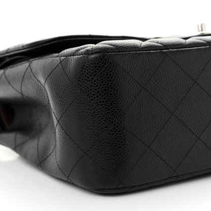 Chanel Caviar Quilted Jumbo Double Flap Black 9 of 11