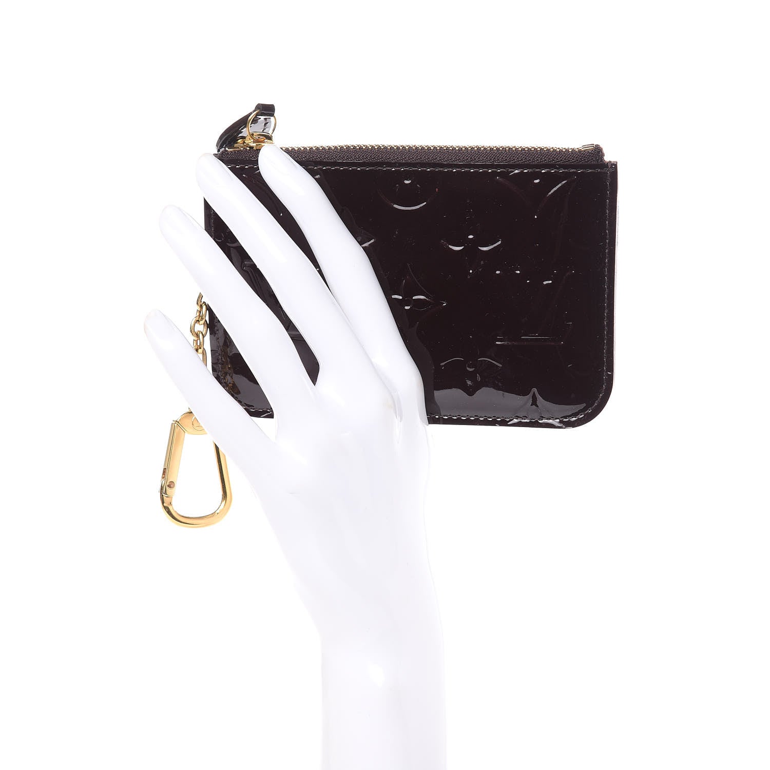Louis Vuitton Vernis Key Pouch Amarante 2 of 8