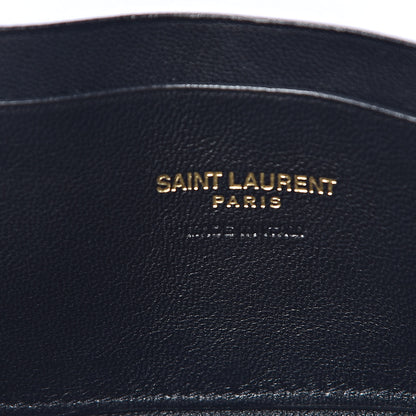 Saint Laurent Grain De Poudre Matelasse Monogram Mini Lou Camera Bag Black 6 of 10