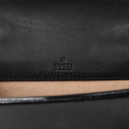 Gucci Velvet GG Monogram Super Mini Dionysus Shoulder Bag Black 8 of 9