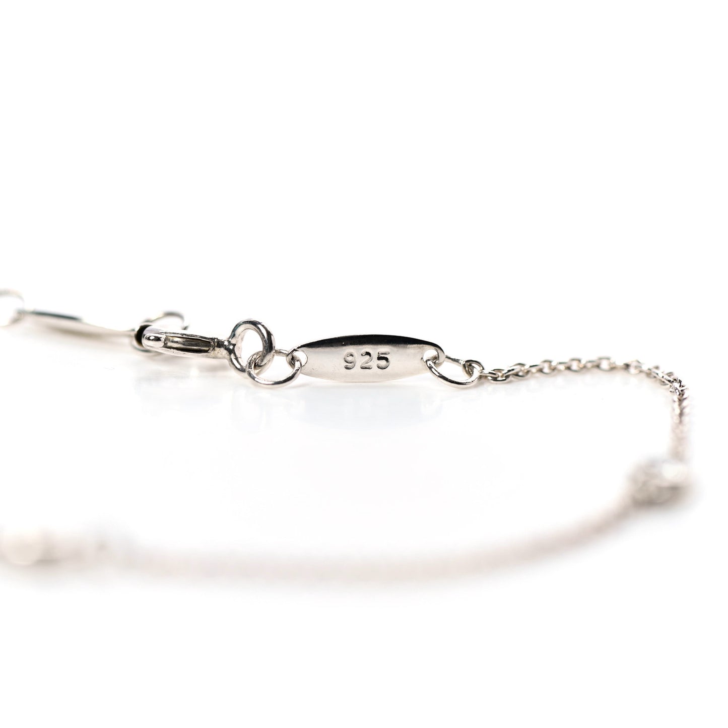 Sterling Silver Diamond .09ct Elsa Peretti Diamonds By The Yard Bracelet